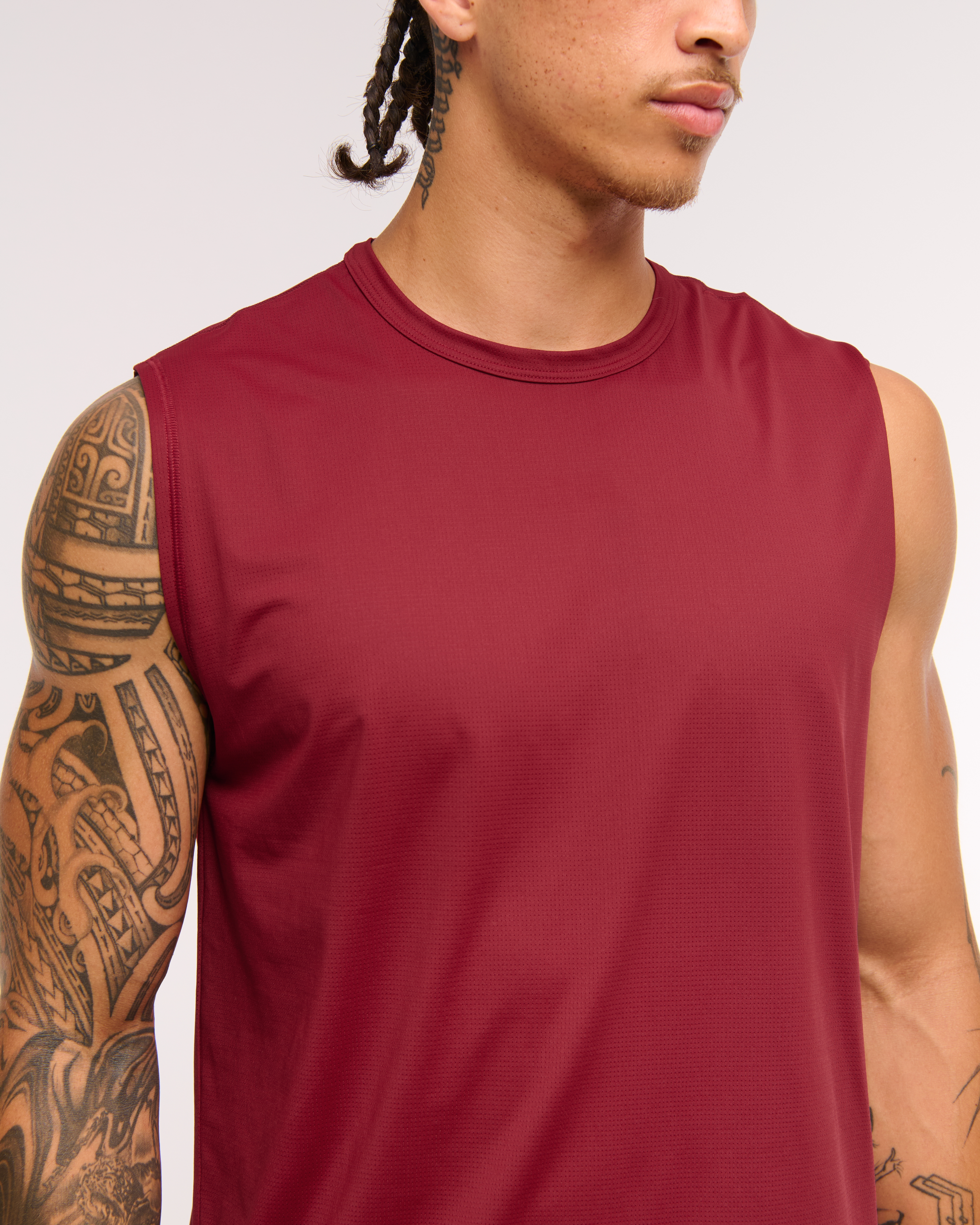 Мужские топы Abercrombie & Fitch YPB sweatWIK Muscle Tank — фото 3