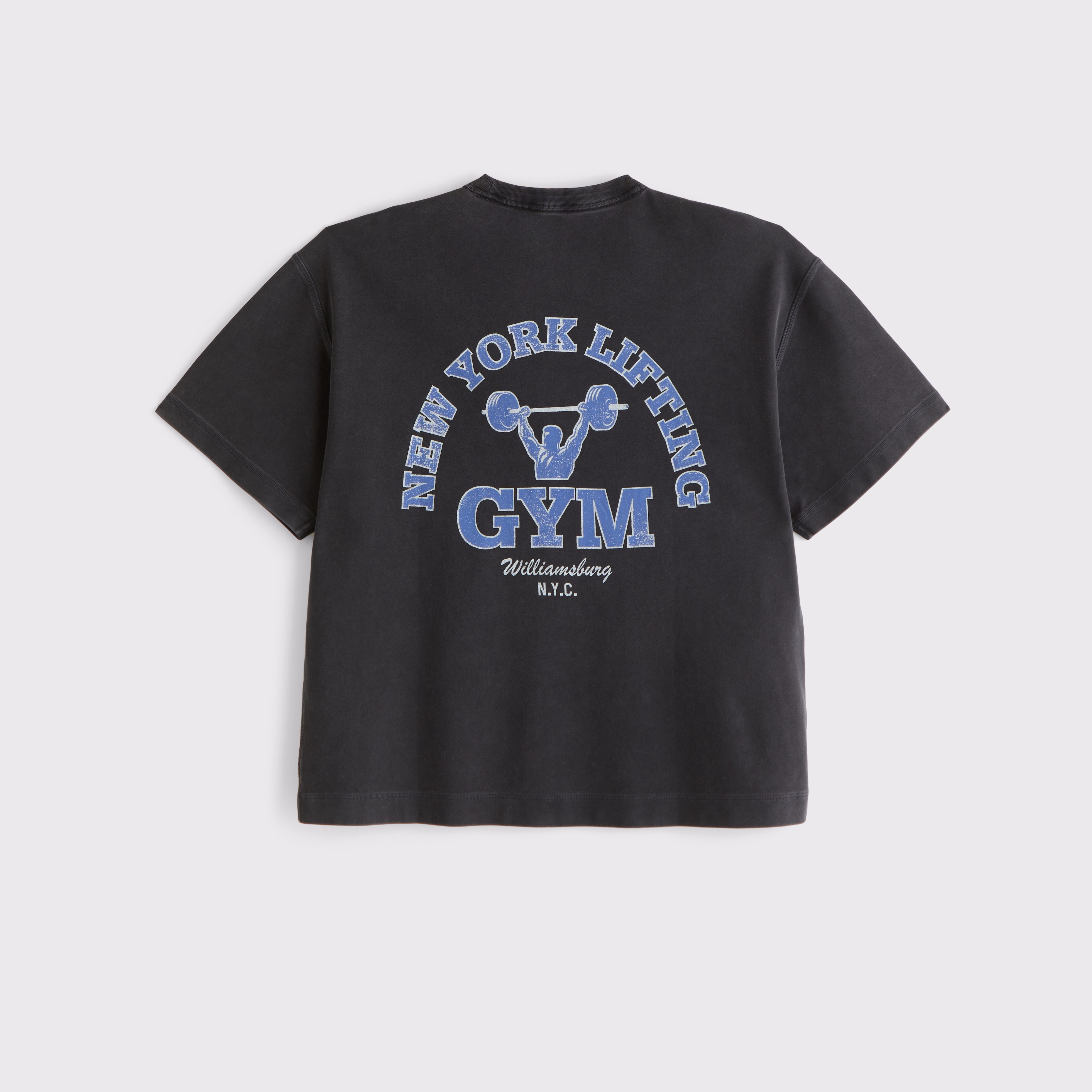 Herren YPB cropped Active Tee aus schwerer Baumwolle mit