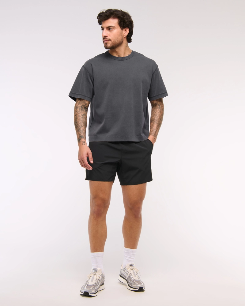 YPB Active Cropped Heavyweight Cotton Tee