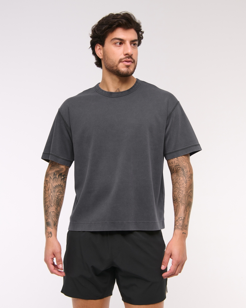 YPB Active Cropped Heavyweight Cotton Tee