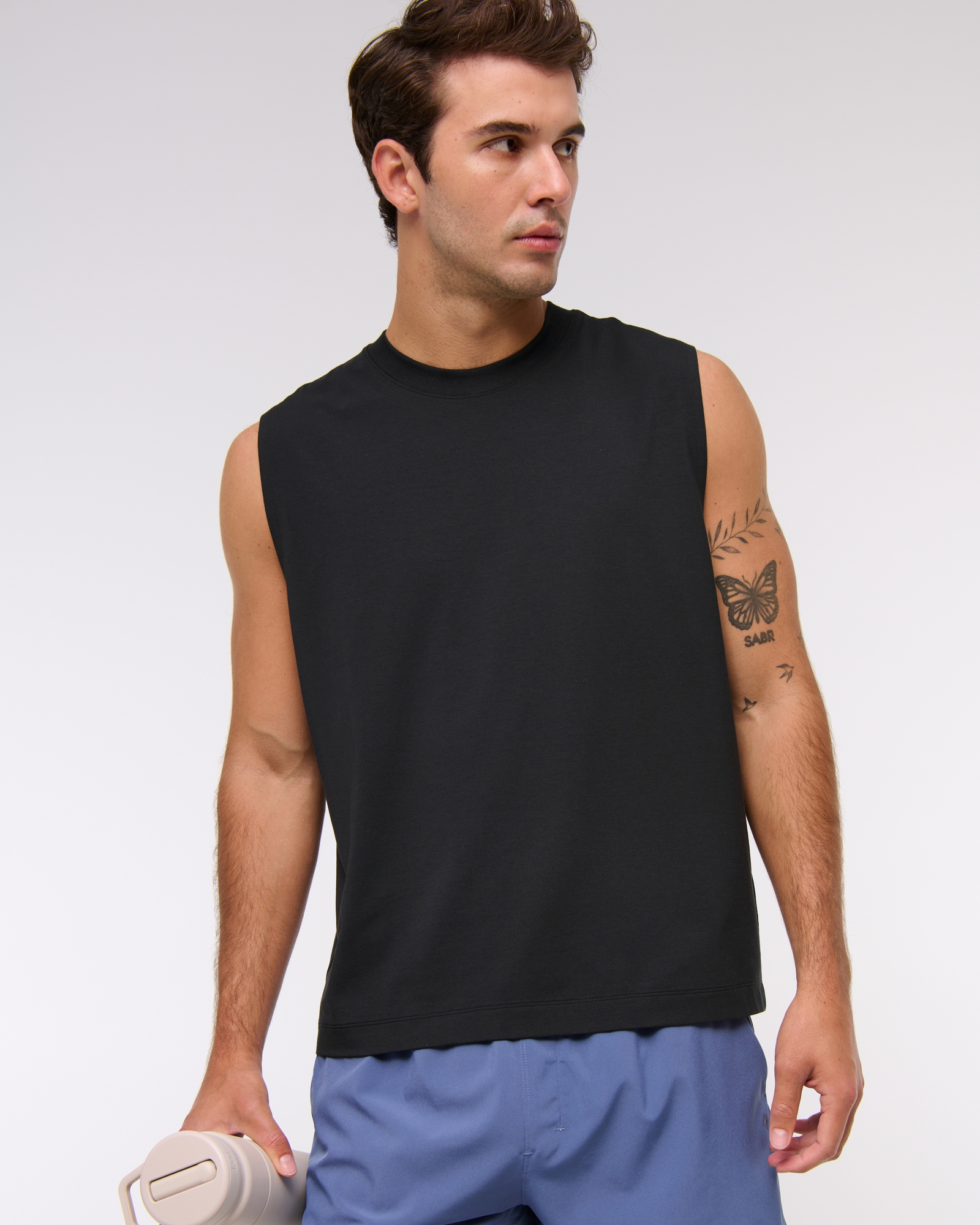 YPB Active Cotton-Blend Muscle Tank