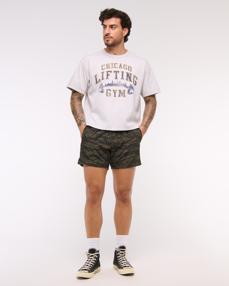 YPB Active Cropped Heavyweight Cotton Graphic Tee