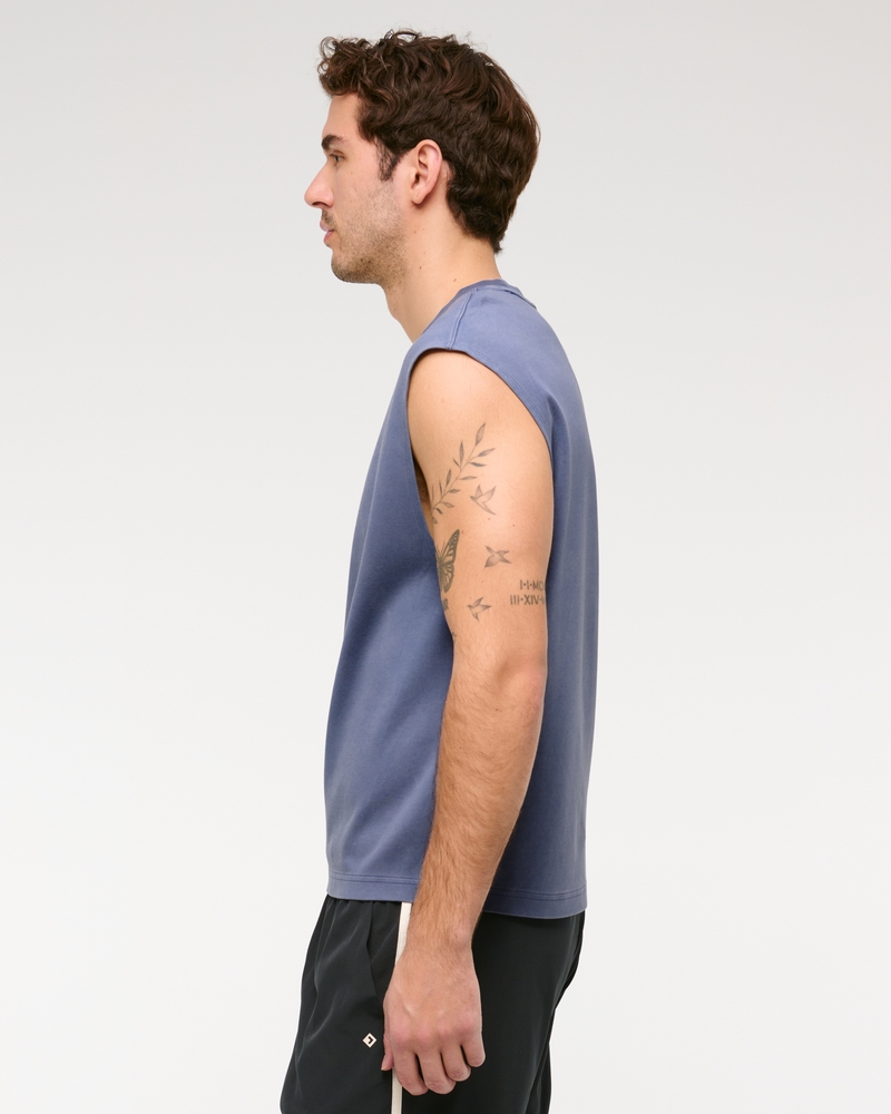 YPB Heavyweight Cotton Extended Shoulder Tank