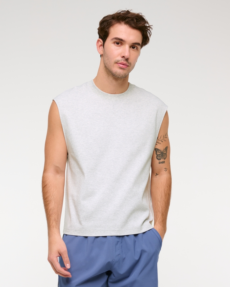 YPB Heavyweight Cotton Extended Shoulder Tank