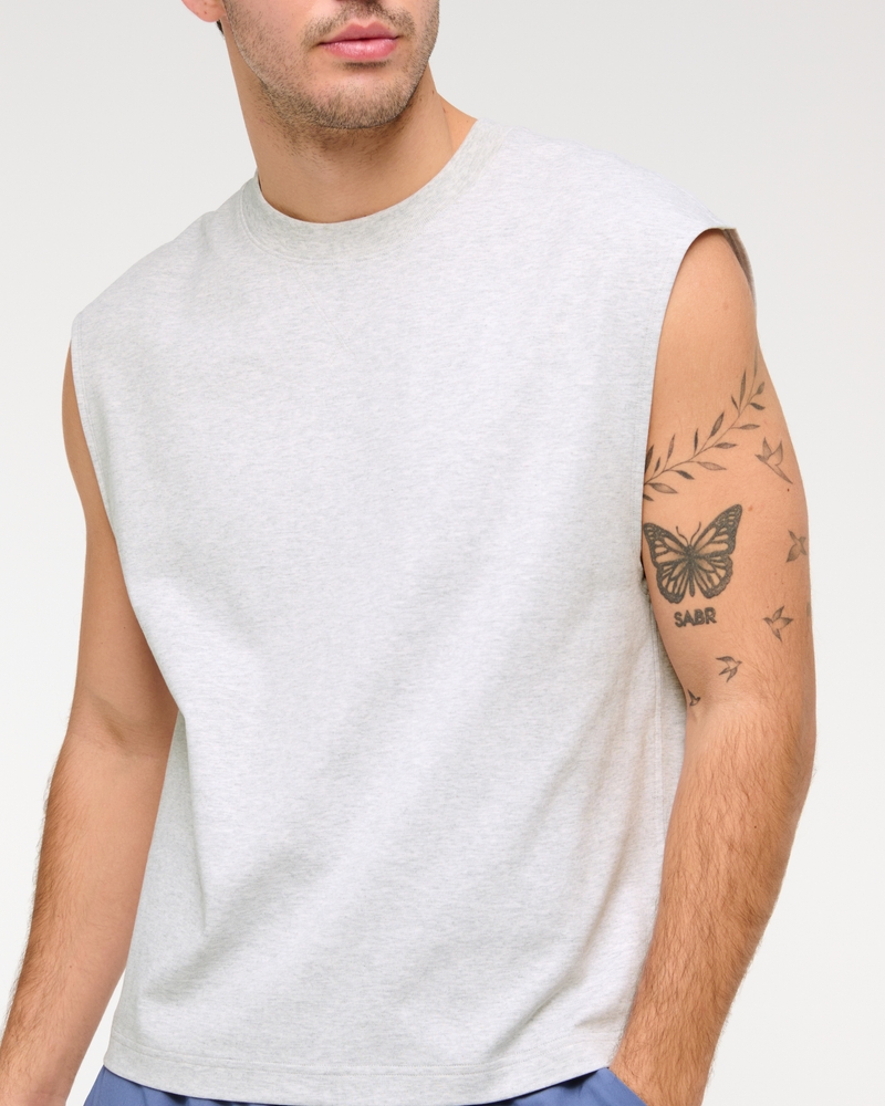 YPB Heavyweight Cotton Extended Shoulder Tank