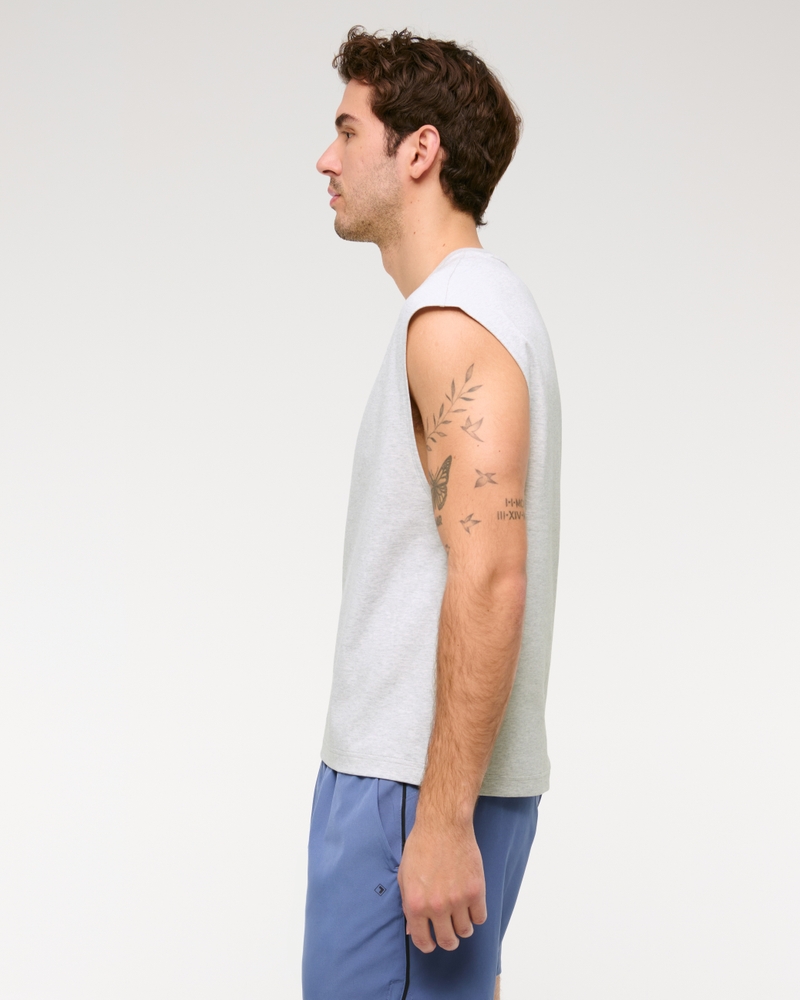 YPB Heavyweight Cotton Extended Shoulder Tank