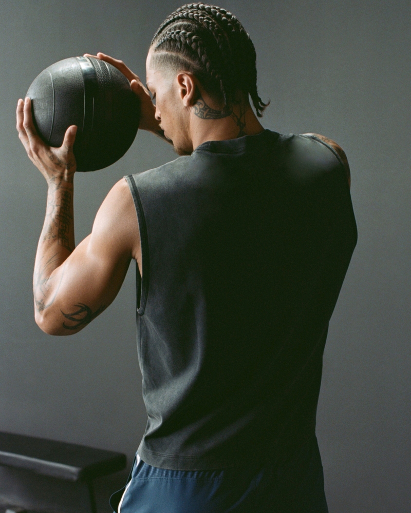 YPB Active Cropped Heavyweight Cotton Tank