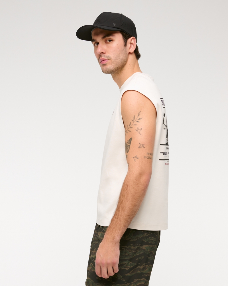 YPB Heavyweight Cotton Extended Shoulder Tank