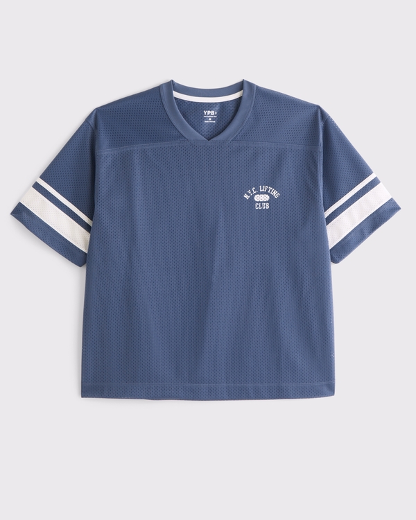 YPB Mesh Jersey, Blue view 1