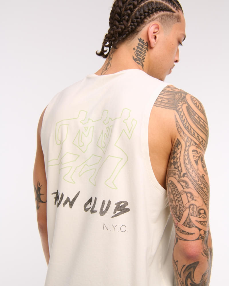 YPB Active Cotton-Blend Graphic Tank