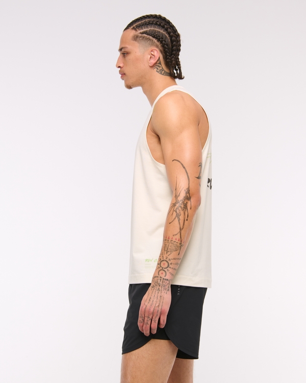 YPB Active Cotton-Blend Graphic Tank