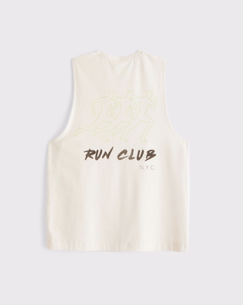YPB Active Cotton-Blend Graphic Tank from Abercrombie & Fitch - $19.97