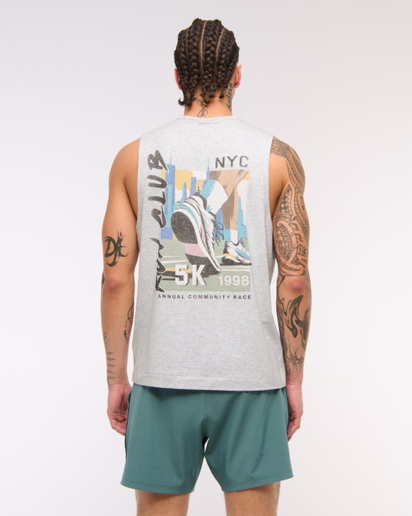 YPB Active Cotton-Blend Graphic Tank