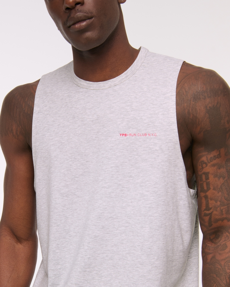 YPB Active Cotton-Blend Graphic Tank