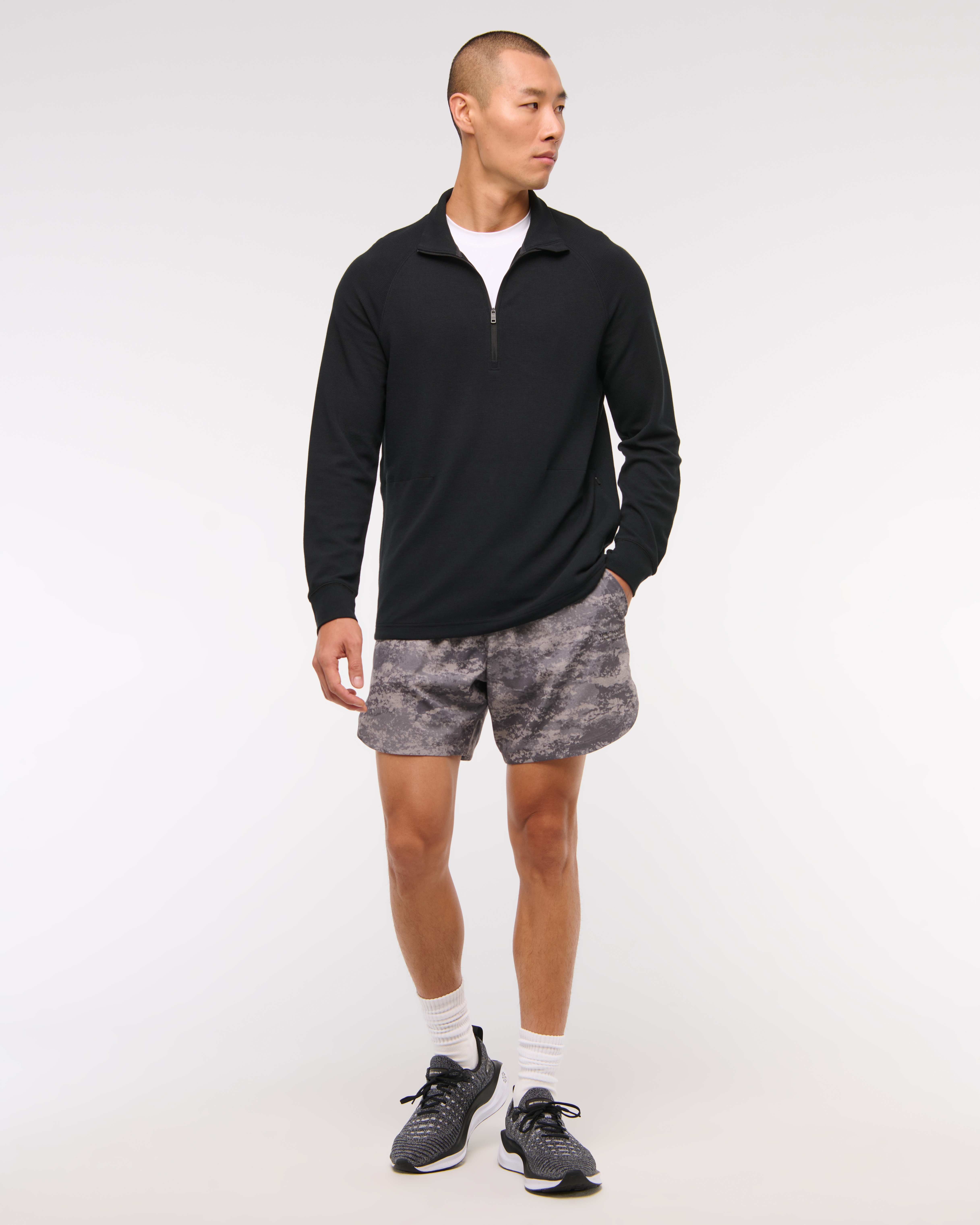 Men's YPB Active Waffle Half-Zip | Men's Sale | Abercrombie.com