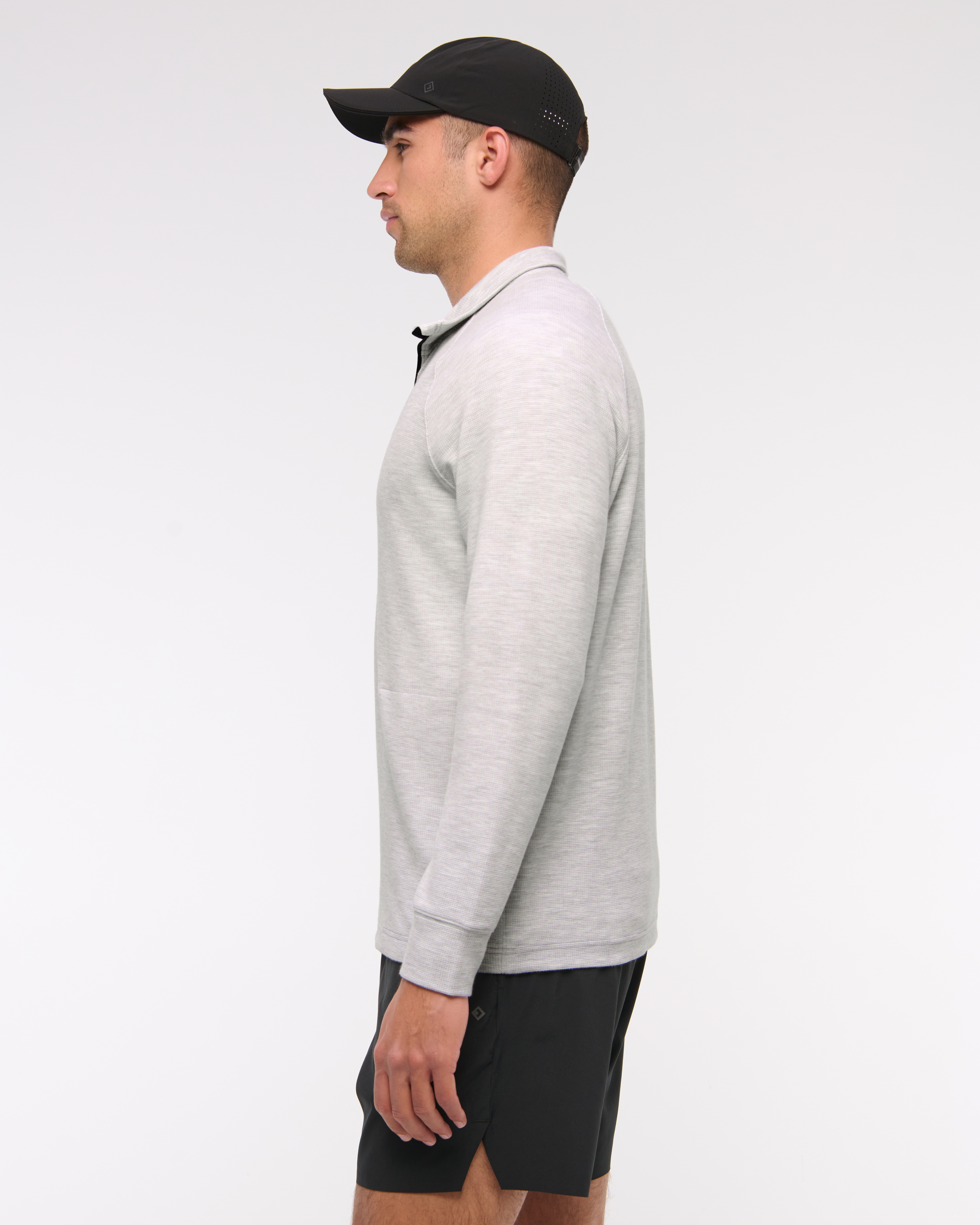 UMBRO■Waffle Half Zip-Up Short Sleeve Sweatshirt ■送料込 Talbert Camo Performance 1/4 Zip Waffle Pullover · johnnie-O