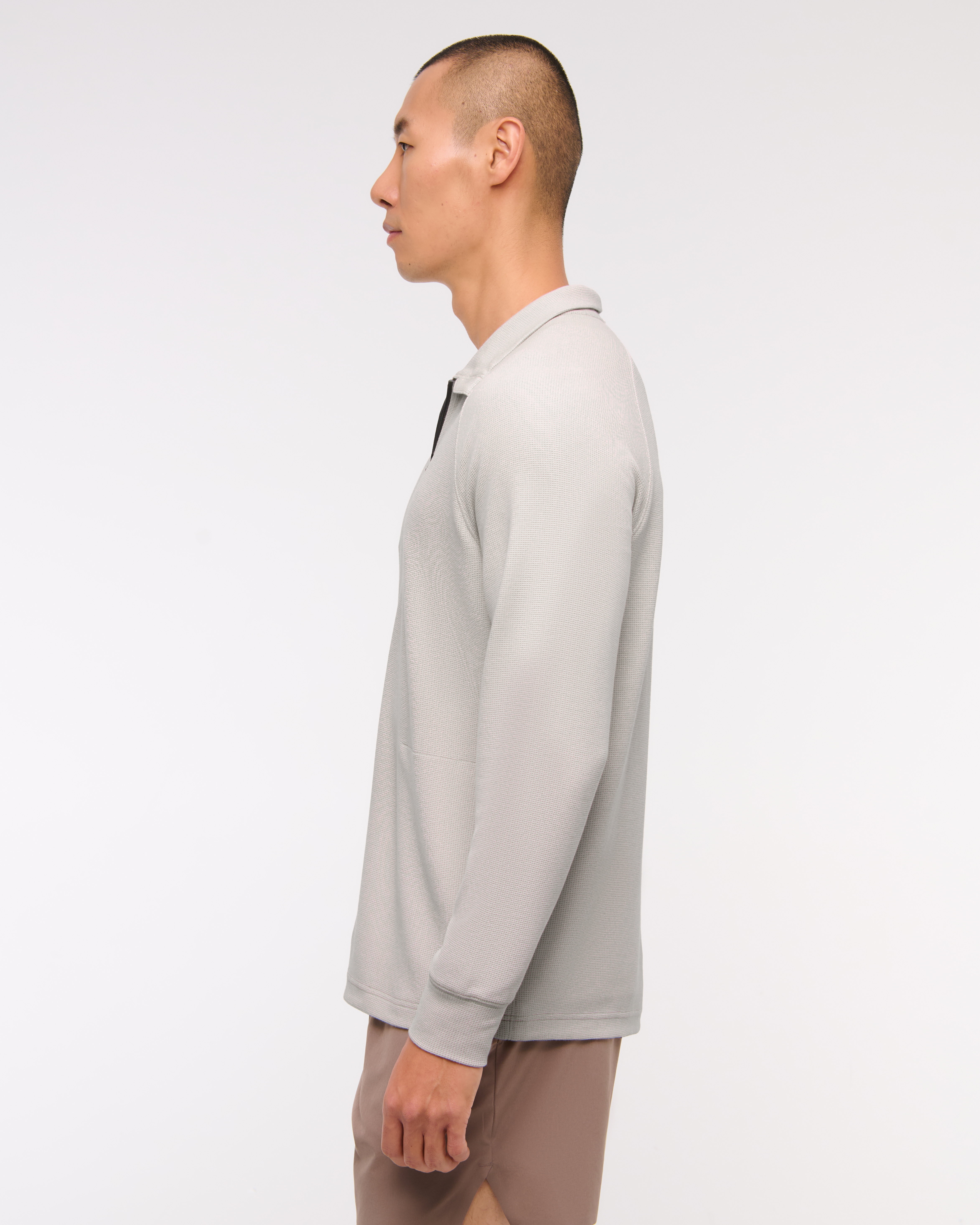 Men's YPB Active Waffle Half-Zip | Men's Tops | Abercrombie.com