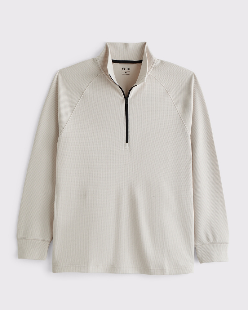 一番の Men's YPB Active Waffle Half-Zip | Men's Tops | Abercrombie.com トップス