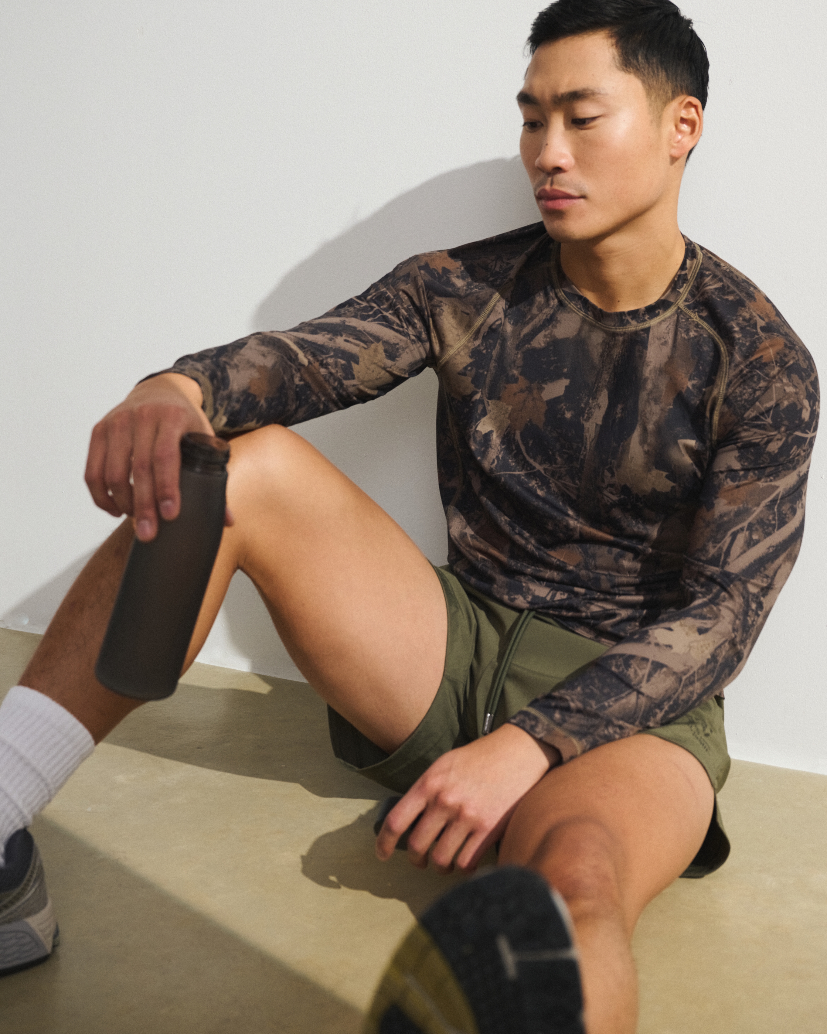 Abercrombie & Fitch Ypb Sweatwik Long-sleeve Tee In Blue