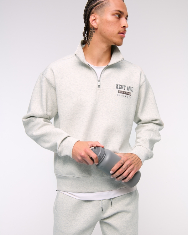 YPB neoKNIT MAX Half-Zip, Light Heather Gray view 1