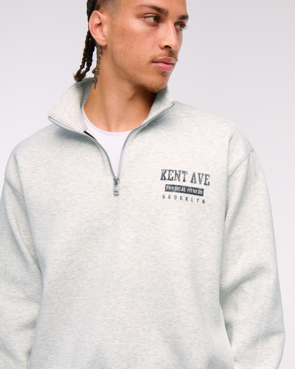 YPB neoKNIT MAX Half-Zip, Light Heather Gray view 2