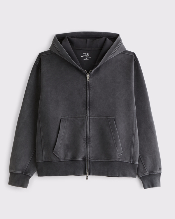 YPB neoKNIT MAX Full-Zip Hoodie, Evening Gray Wash view 1