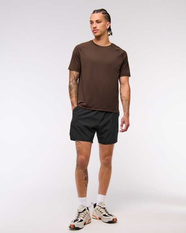 YPB sweatWIK Tee, Dark Brown view 2