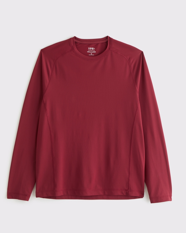 YPB sweatWIK Long-Sleeve Tee, Rich Red view 1
