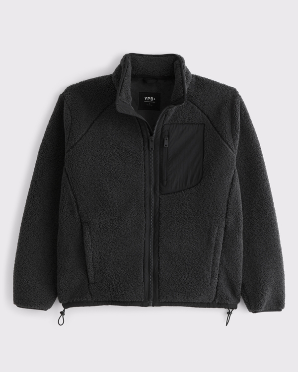 YPB sherpa Full-Zip, Evening Gray view 1