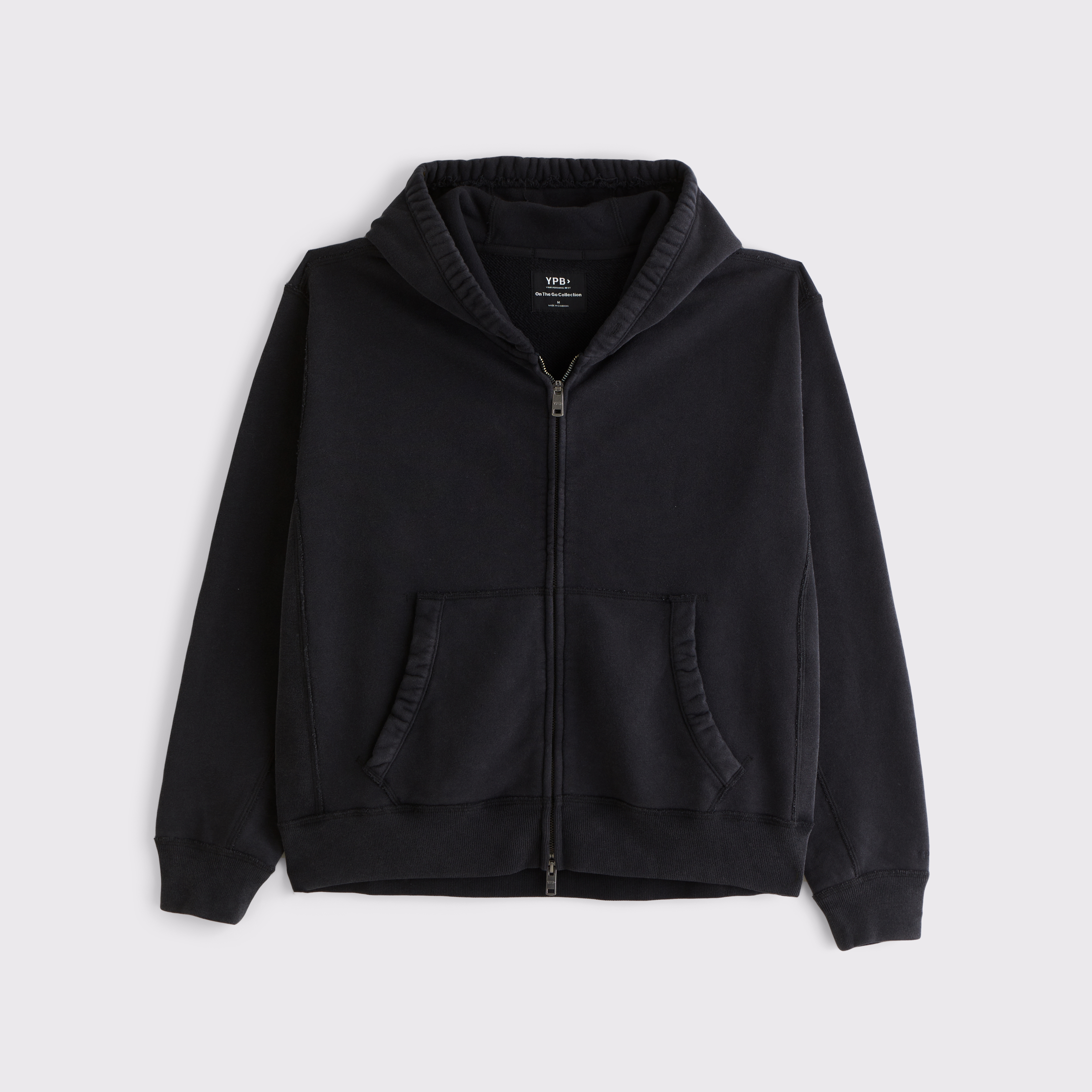 【PERSTEP】24FW★ Optimal Hoodie Men's YPB French Terry Full-Zip Hoodie | Men's Tops