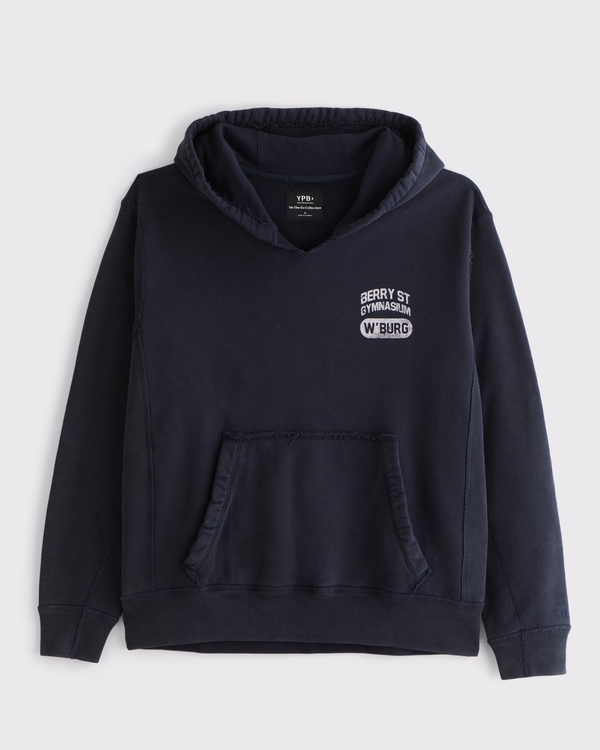 YPB French Terry Popover, Deep Navy Wash view 2