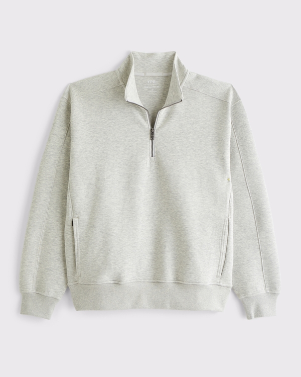 YPB neoKNIT MAX Half-Zip, Light Heather Gray view 1