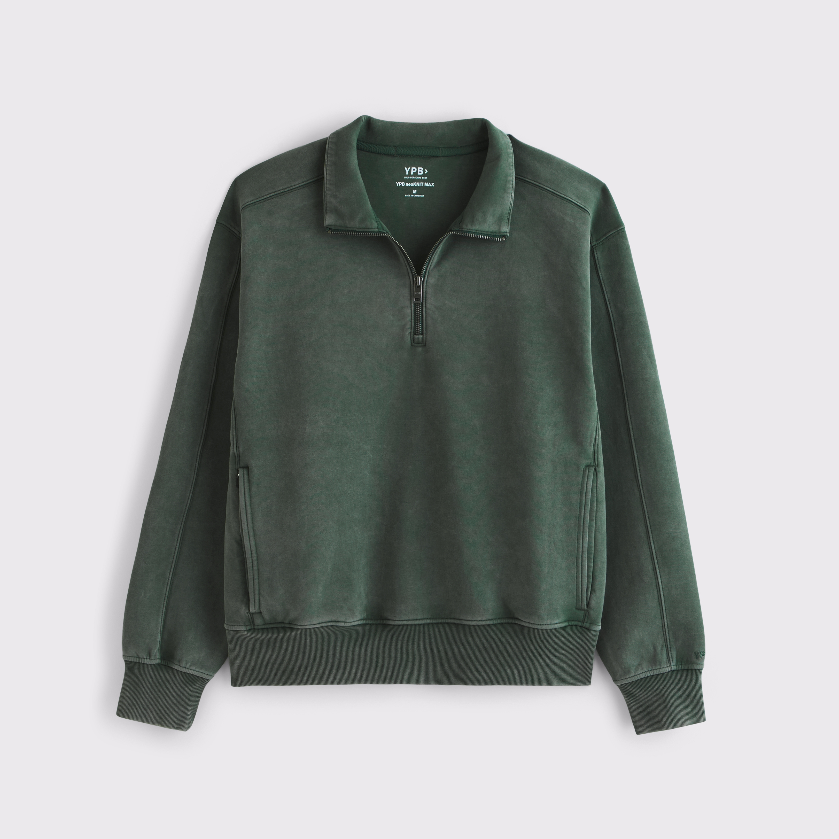 スウェット・トレーナー 25SS   Knit lip logo applique half-zip FARAH / Potting Logo Half Zip Sweatshirt (Navy) | twelve