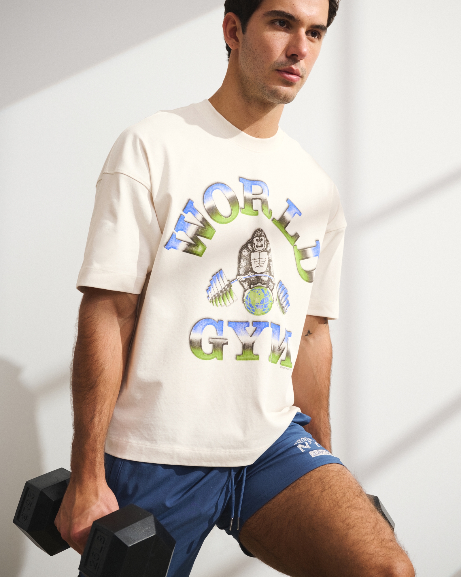 YPB Performance Cotton-Blend Gym Tee