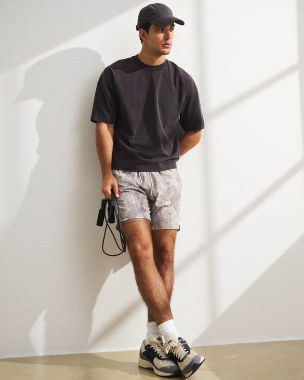 YPB Performance Cotton-Blend Gym Tee, Black view 2