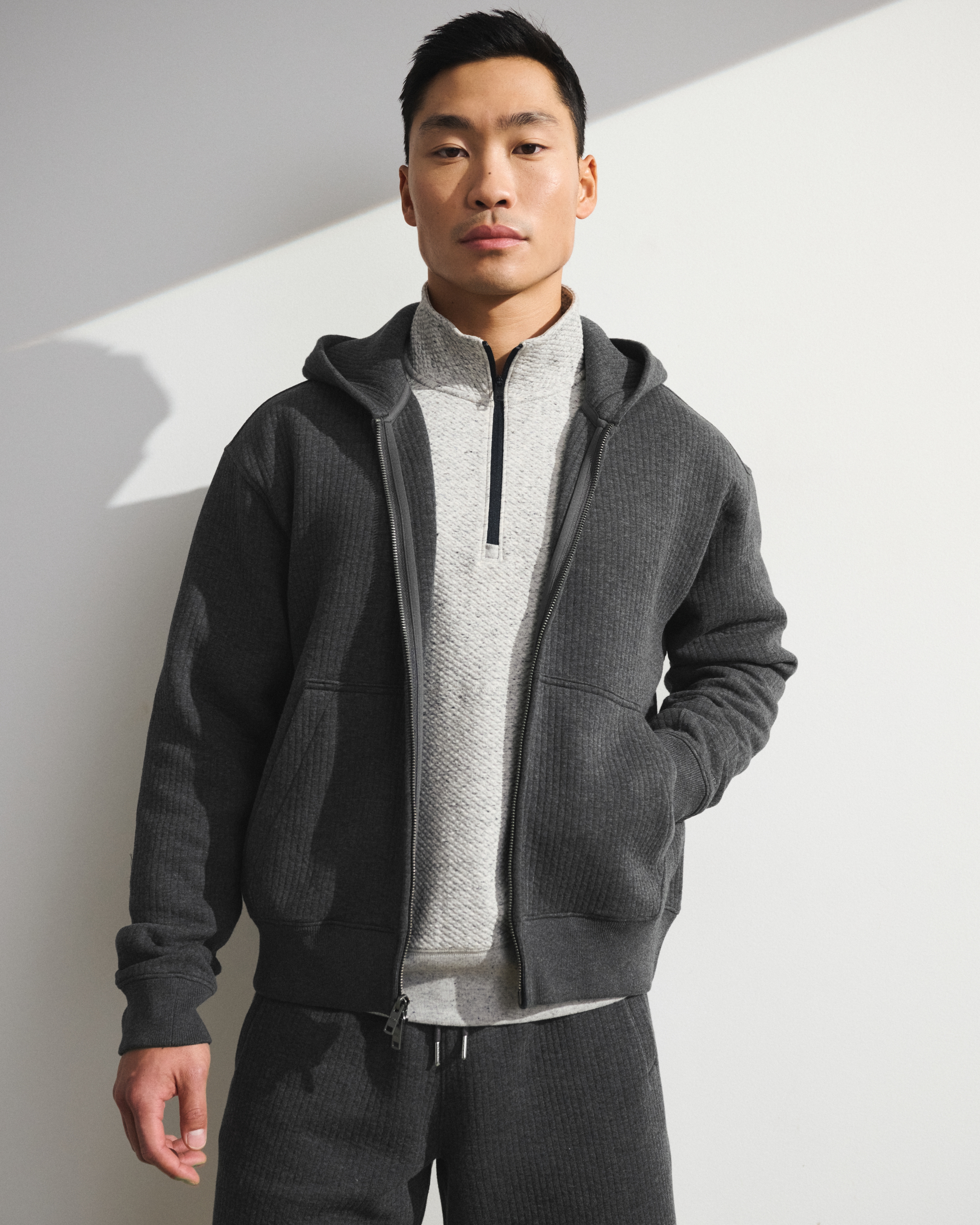 Abercrombie & Fitch YPB Restore Ribbed Full-Zip — фото 3