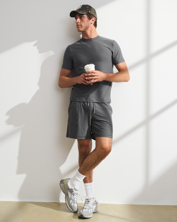 YPB powerSOFT Tee, Dark Gray view 2