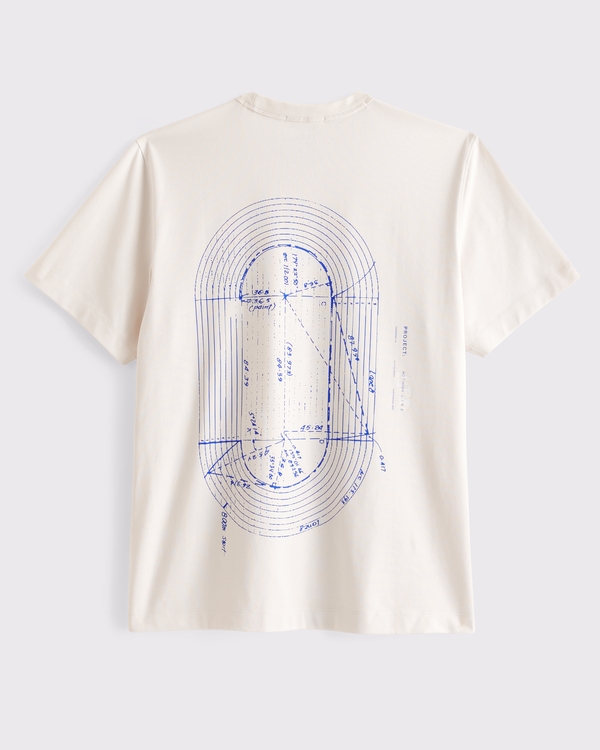 YPB Performance Cotton-Blend Classic Tee, Cream view 1