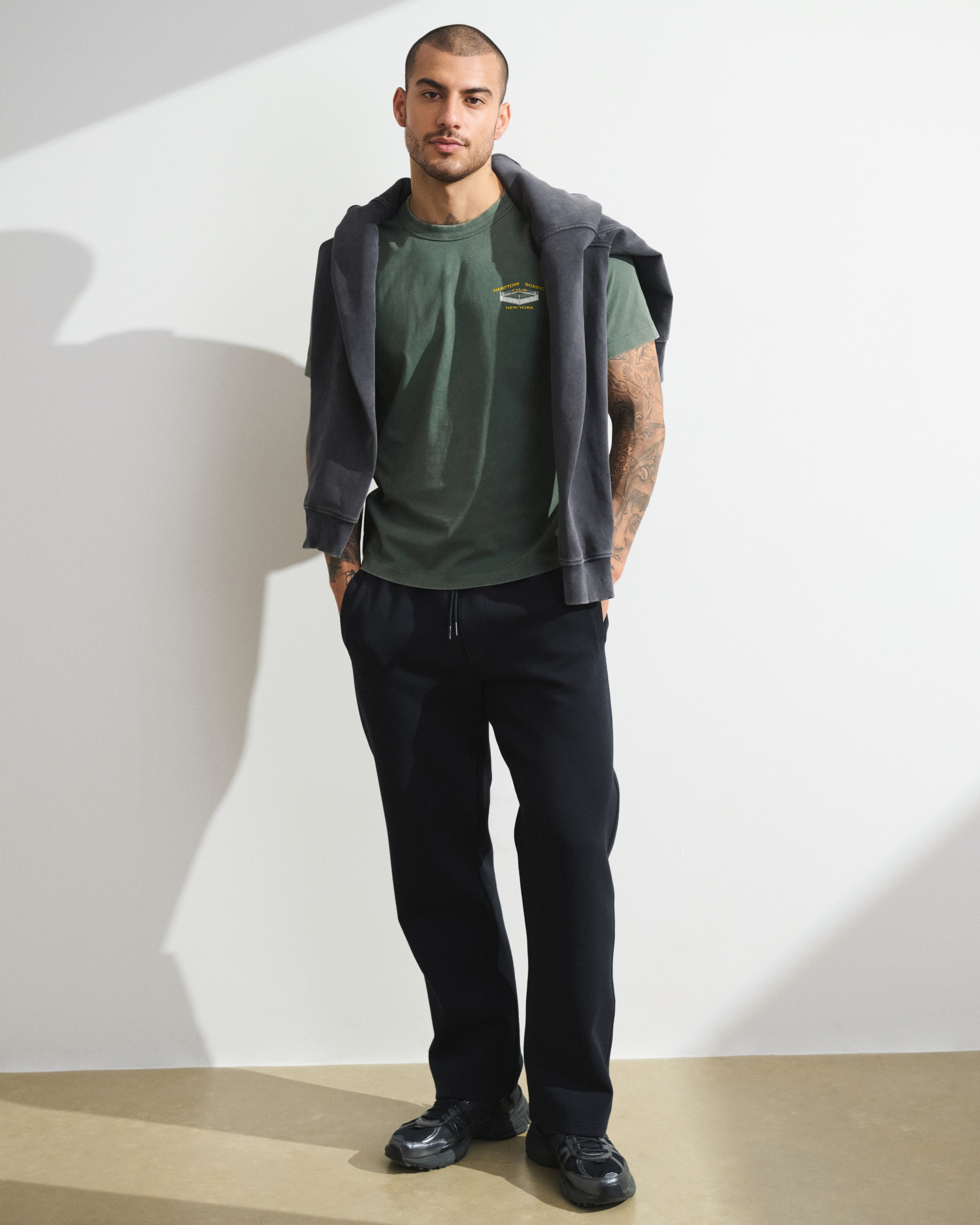Мужские футболки Abercrombie & Fitch YPB Performance Cotton-Blend Classic Tee — фото 3