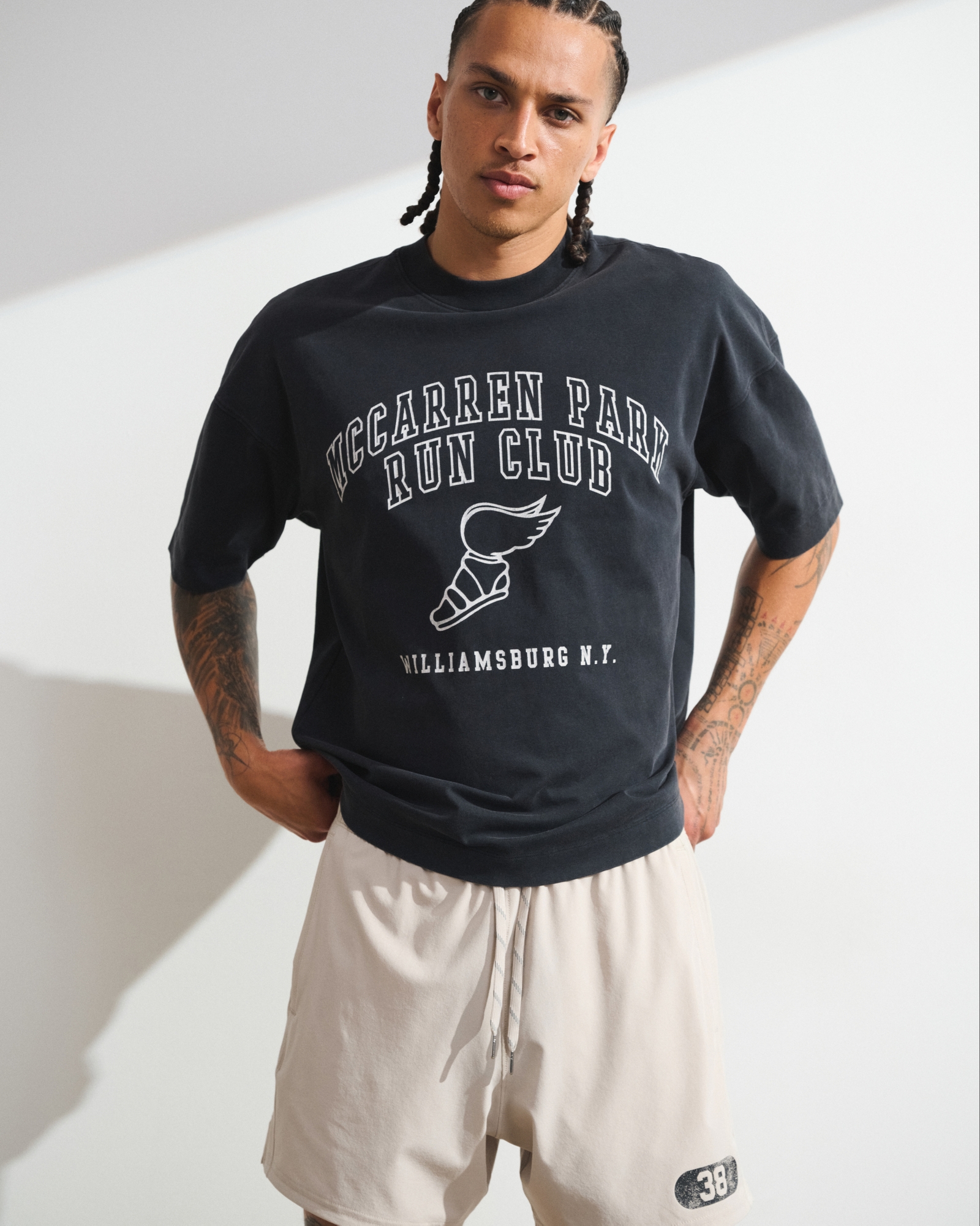YPB Performance Cotton-Blend Gym Tee
