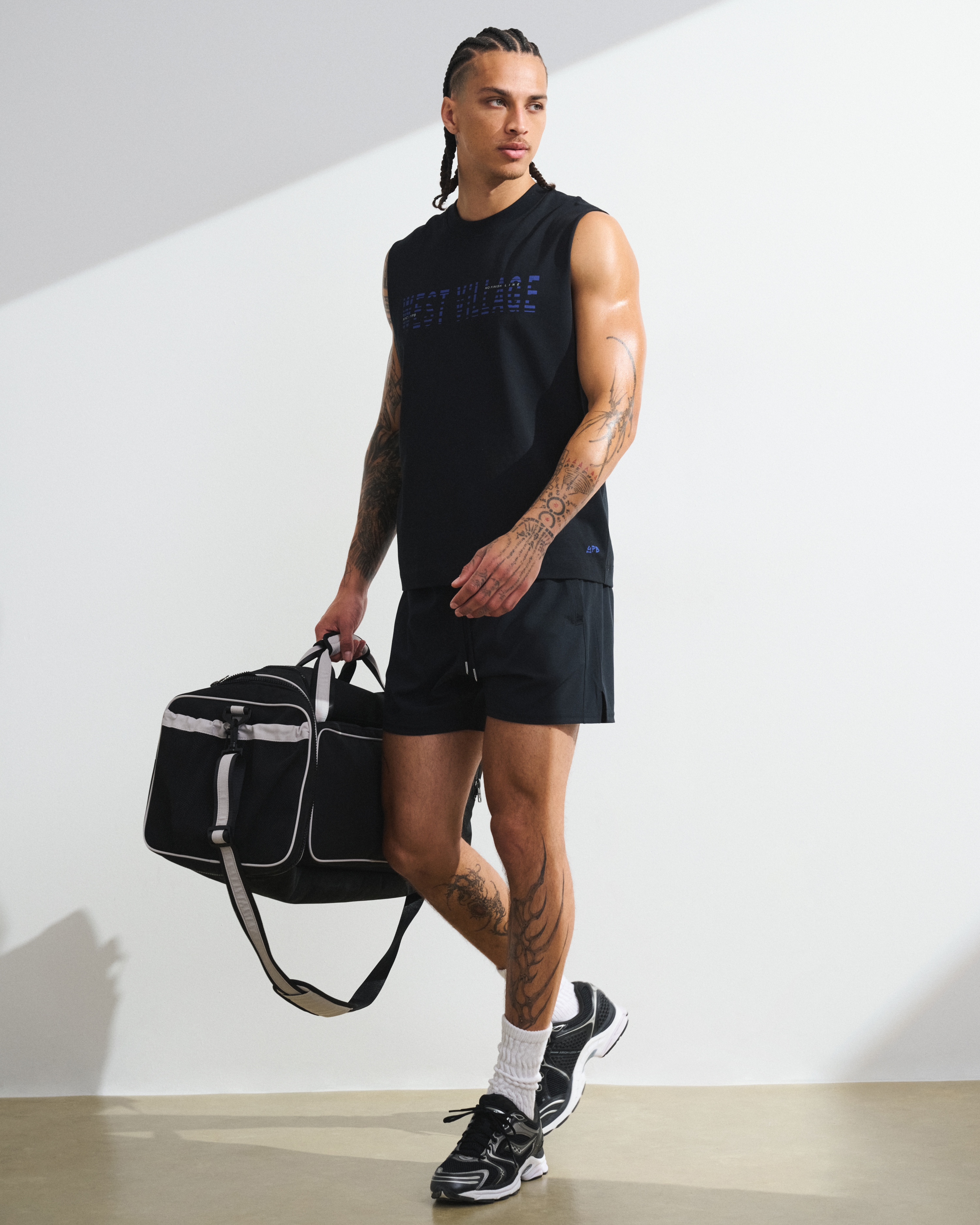 Мужские топы Abercrombie & Fitch YPB Performance Cotton-Blend Muscle Tank — фото 3