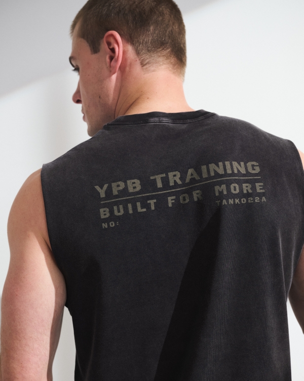 YPB Active Graphic Tank, Black view 2