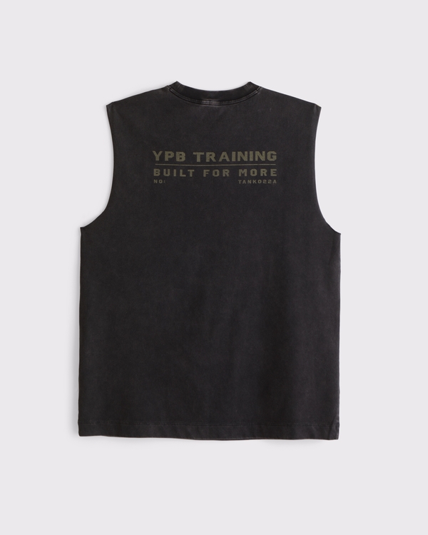 YPB Active Graphic Tank, Black view 1