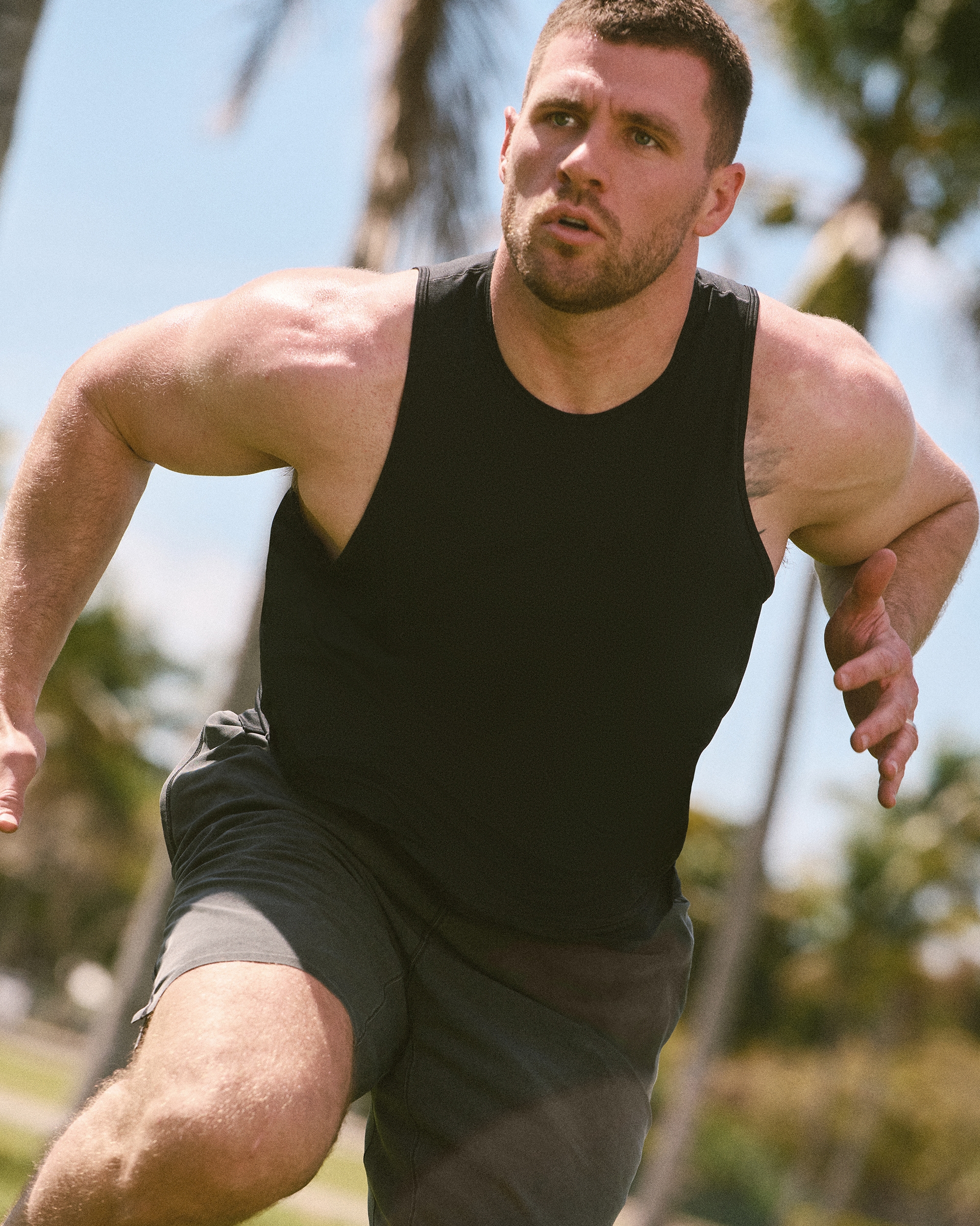 Мужские топы Abercrombie & Fitch YPB sweatWIK TJ Tank — фото 2
