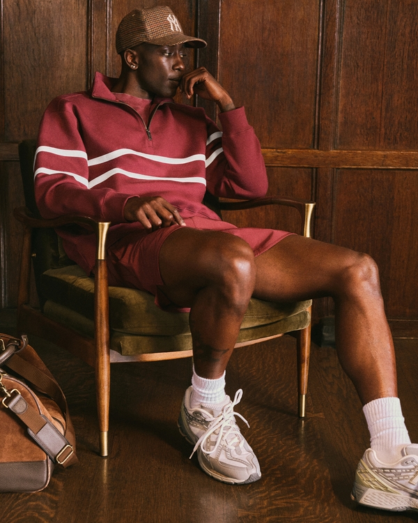 YPB neoKNIT MAX Half-Zip Sweatshirt, Wine Red view 1