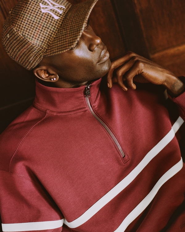 YPB neoKNIT MAX Half-Zip Sweatshirt, Wine Red view 2