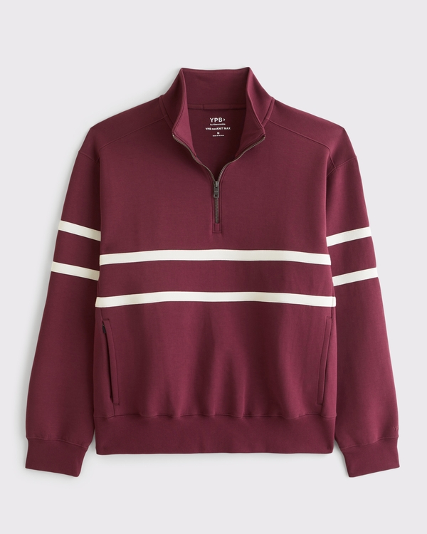 YPB neoKNIT MAX Half-Zip Sweatshirt, Wine Red view 1