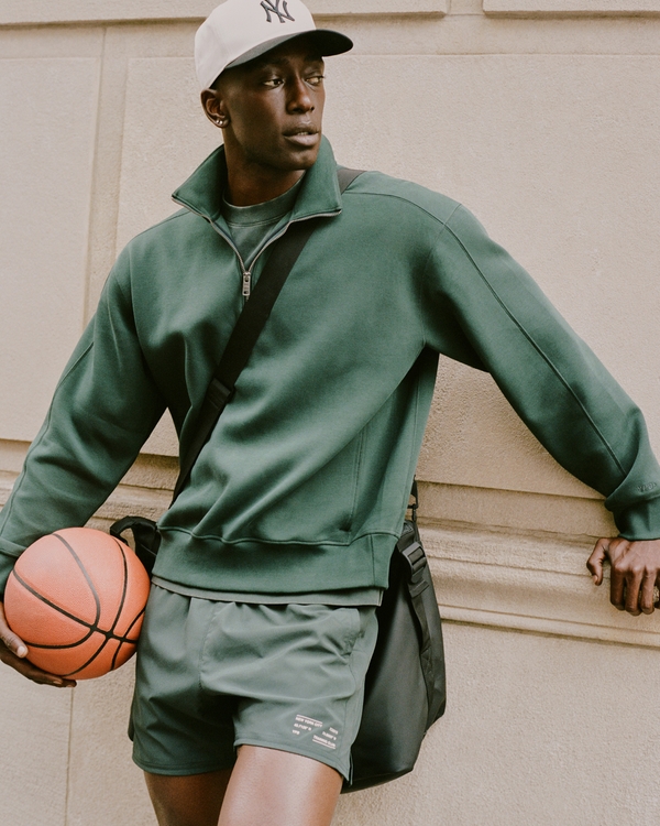 YPB neoKNIT MAX Half-Zip Sweatshirt, Dark Spruce view 1