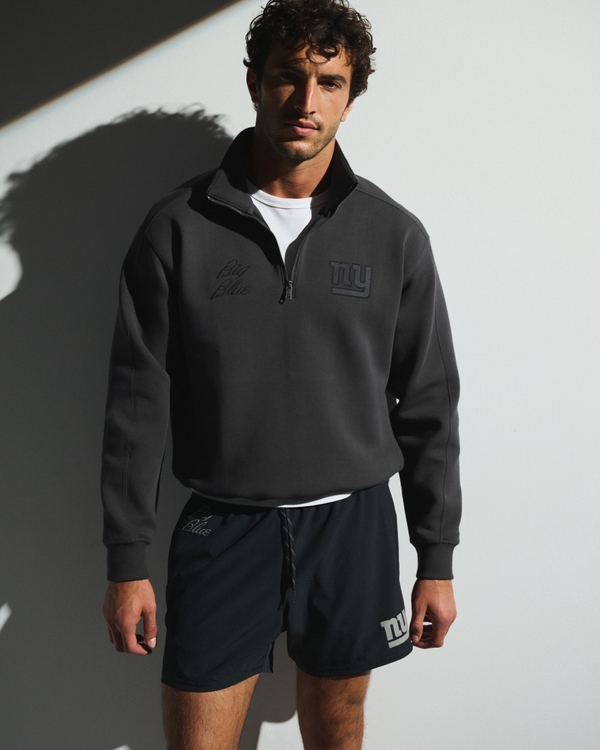 New York Giants neoKNIT MAX Half-Zip Sweatshirt, Black-giants view 1