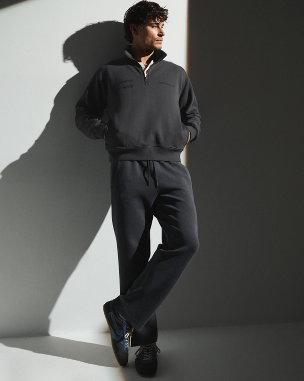 Denver Broncos neoKNIT MAX Half-Zip Sweatshirt, Black-broncos view 2